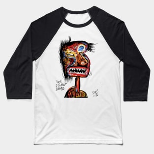 Rock is not dead Graffiti Art Baseball T-Shirt